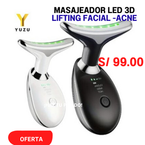 MASAJEADOR LED 3D LIFTING FACIAL -ACNE+ DELIVERY GRATIS