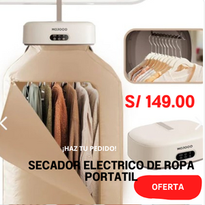 SECADOR ELECTRICO DE ROPA- PORTATIL +DELIVERY GRATIS