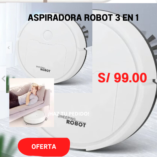 ROBOT ASPIRADORA SMART INTELIGENTE+DELIVERY GRATIS