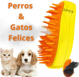 CEPILLO A VAPOR 3 EN 1 PARA MASCOTAS +DELIVERY GRATIS