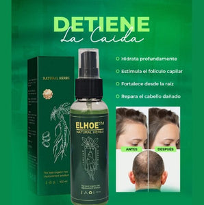 ELHOE-GINSENG+VIT C+ANTIOXIDANTE-CONTRA LA CAIDA DEL CABELLO🧔🏻‍♀️👩🏻‍🦰