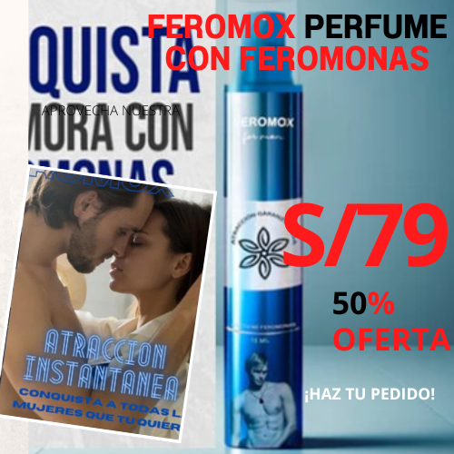 FEROMOX™ PARA EL Y PARA ELLAS -MASCULINO Y FEMENINO-PERFUME CON FEROMONAS