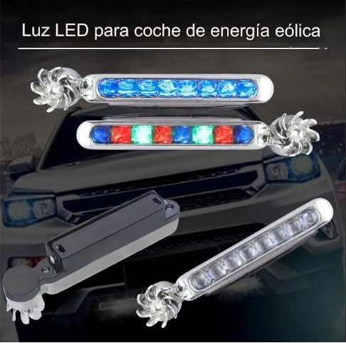 LUCES EOLICAS PARA TU AUTO O MOTO MULTICOLOR- PACK X 2 UND