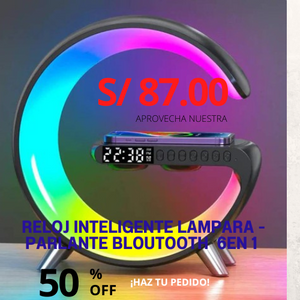 RELOJ INTELIGENTE 6 EN 1 PARLANTE BLUOTOOTH+DELIVERY GRATIS