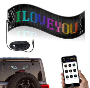 PANTALLA LED FLEXIBLE FLUXILED- MULTICOLOR -BLUETOOTH+DELIVERY GRATIS